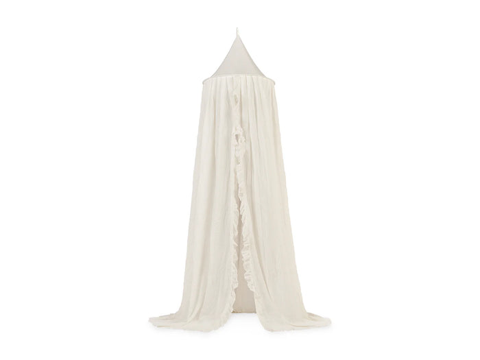 Dosel Vintage 245cm Ruffle Ivory Jollein