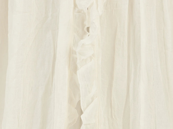 Dosel Vintage 245cm Ruffle Ivory Jollein