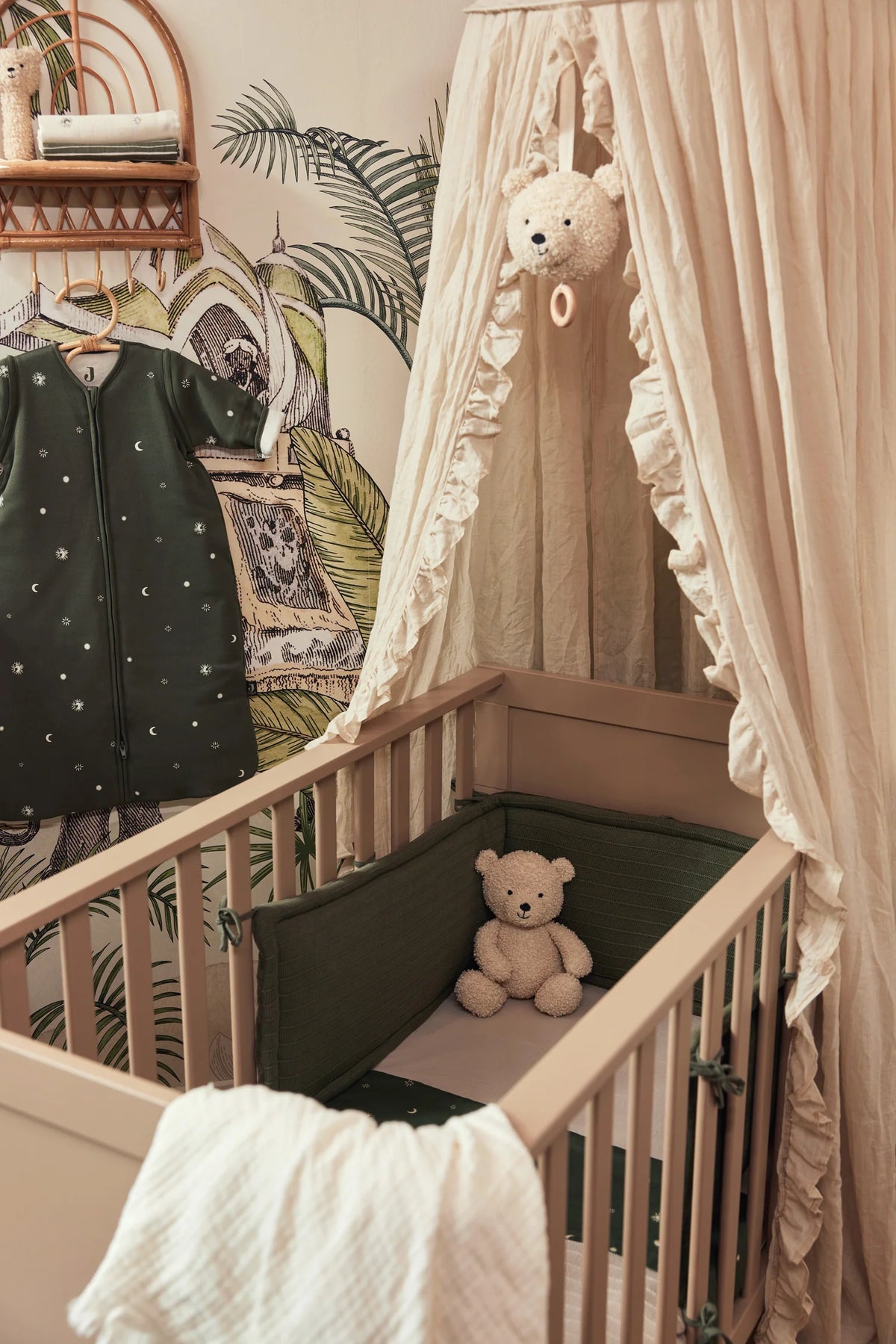 Dosel Vintage 245cm Ruffle Nougat Jollein