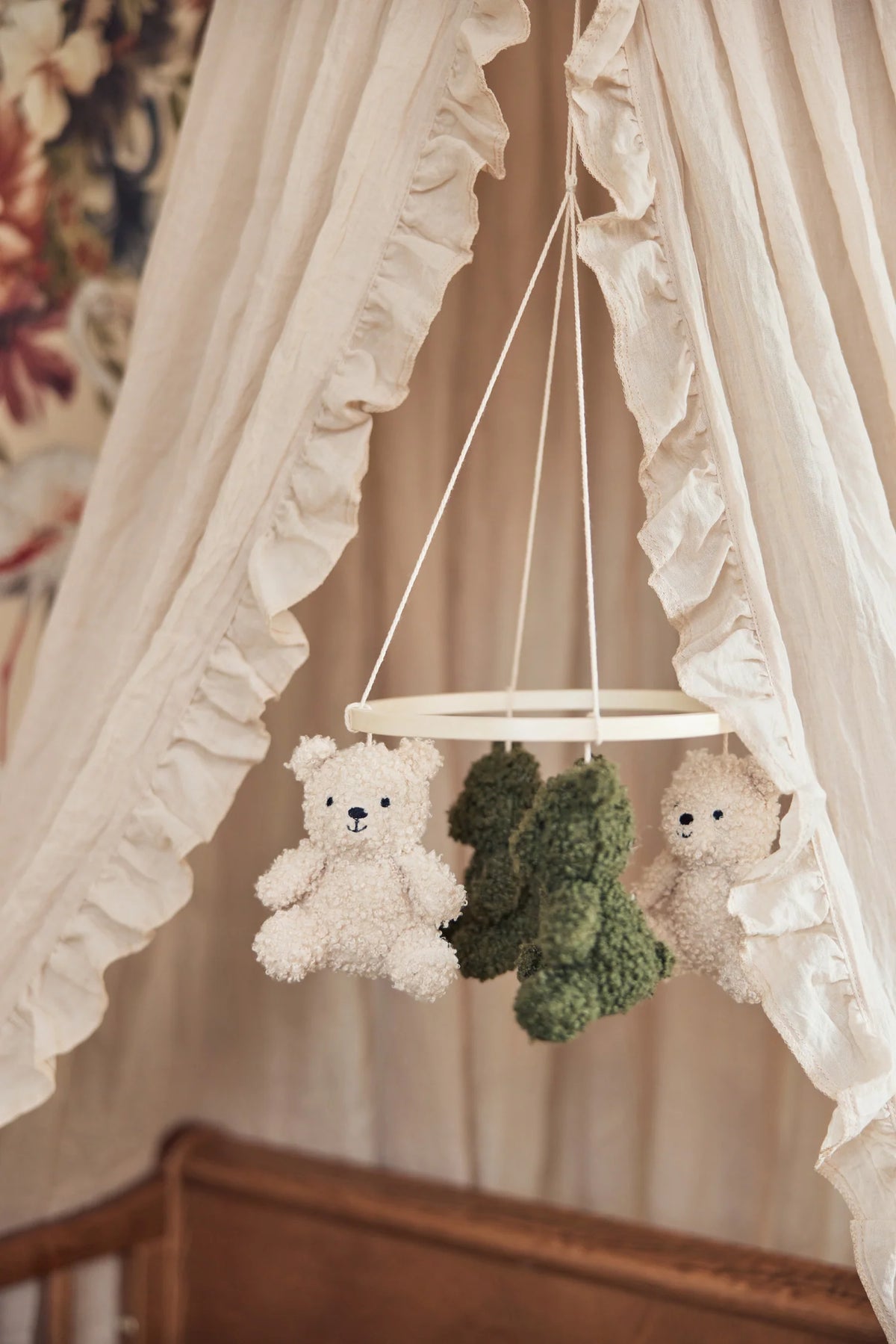 Dosel Vintage 245cm Ruffle Nougat Jollein