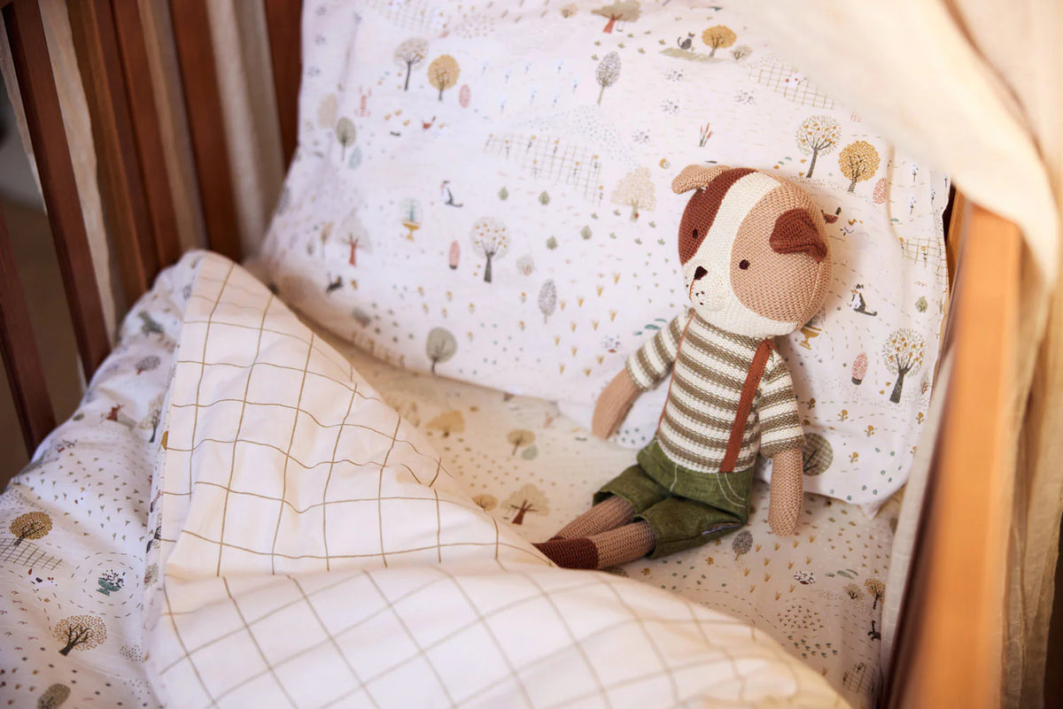 Set de funda nórdica 100x140cm  Tiny Park Jollein