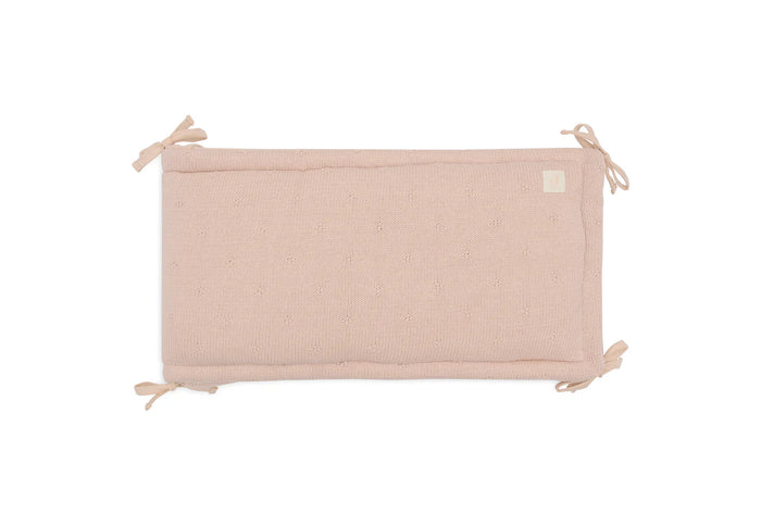 Protector de cuna 180x30cm Cosy Knit  Wild Rose Jollein