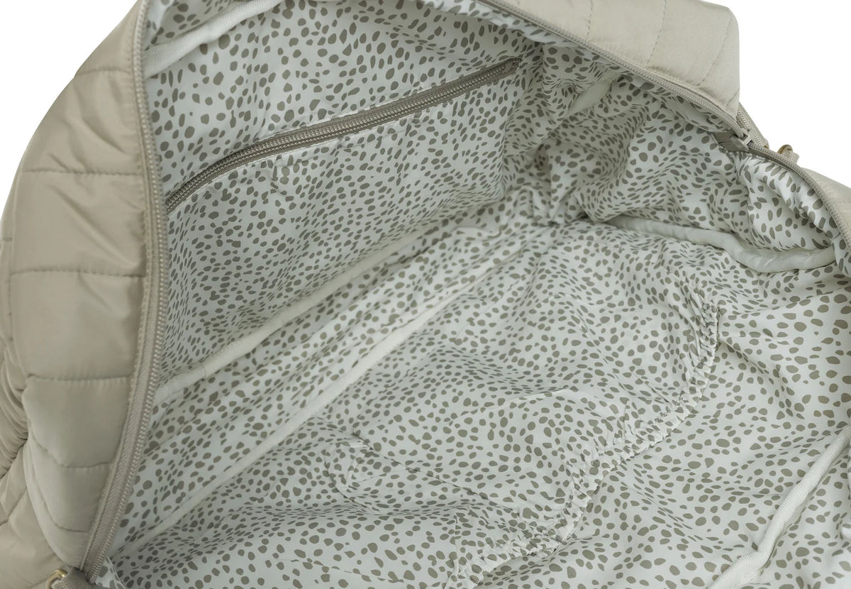 Bolso de pañales Puffed Moos Olive Green Jollein