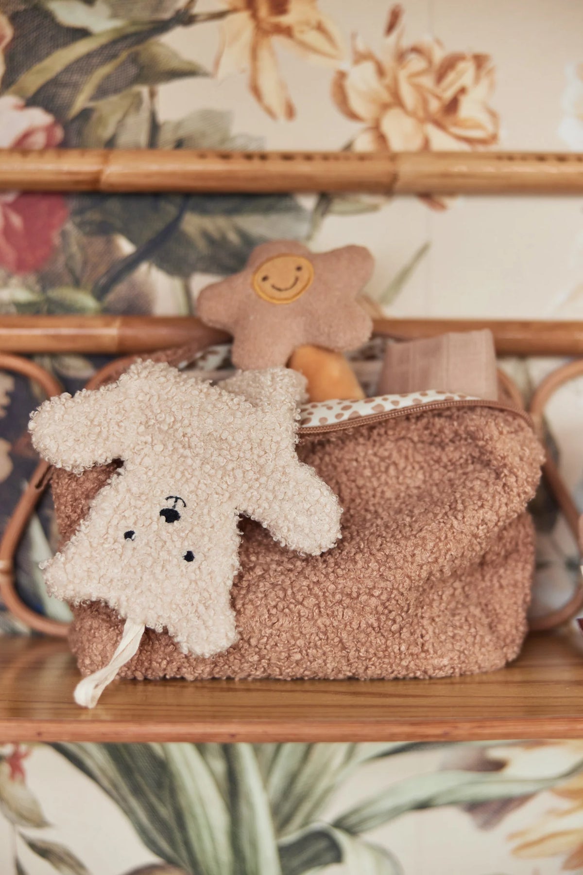 Manta porta chupón Teddy Bear Naturel Jollein