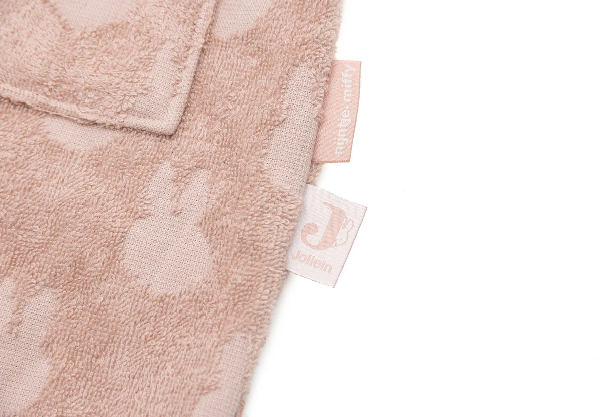 Bata de baño Terry 1-2 años Miffy Jacquard - Wild Rose Jollein