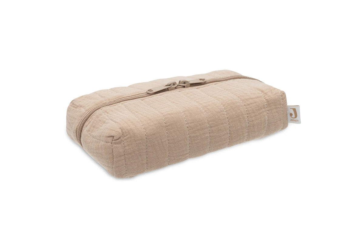 Estuche para toallitas húmedas Muslin - Biscuit Jollein
