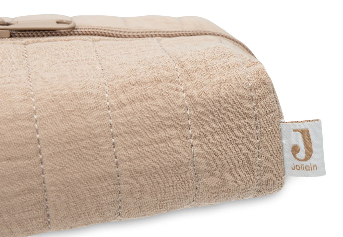 Estuche para toallitas húmedas Muslin - Biscuit Jollein