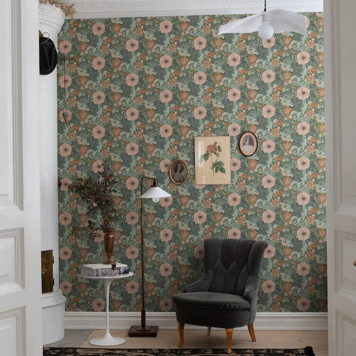 Wallpaper Infantil Víctor Garden Verde