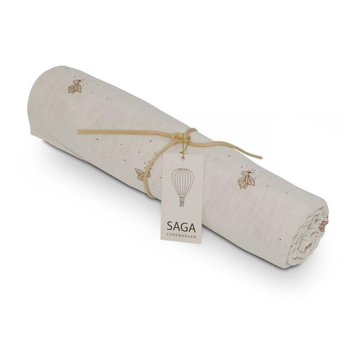Swaddle Muselina de Algodón orgánico 100 x 100cm  SAGA Copenhagen - Goose Seeds