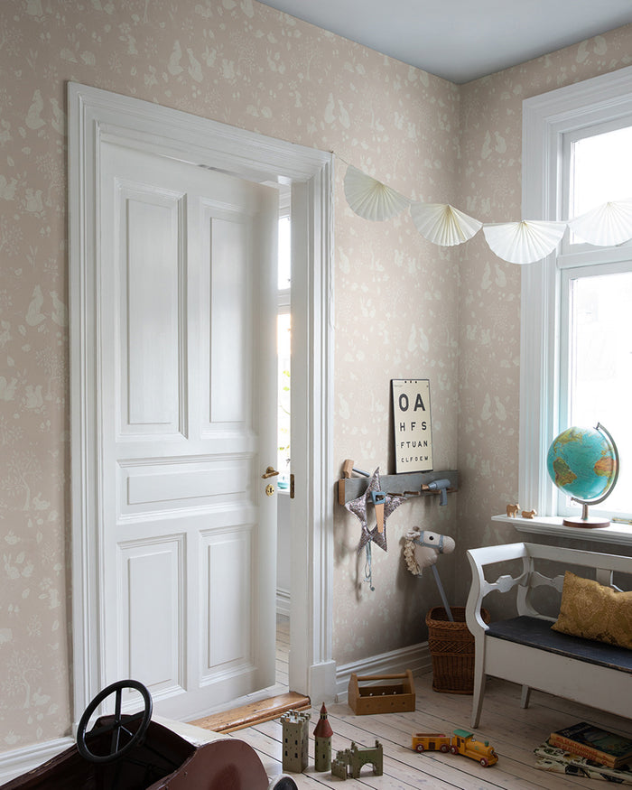 Wallpaper infantil Ivar Rosa