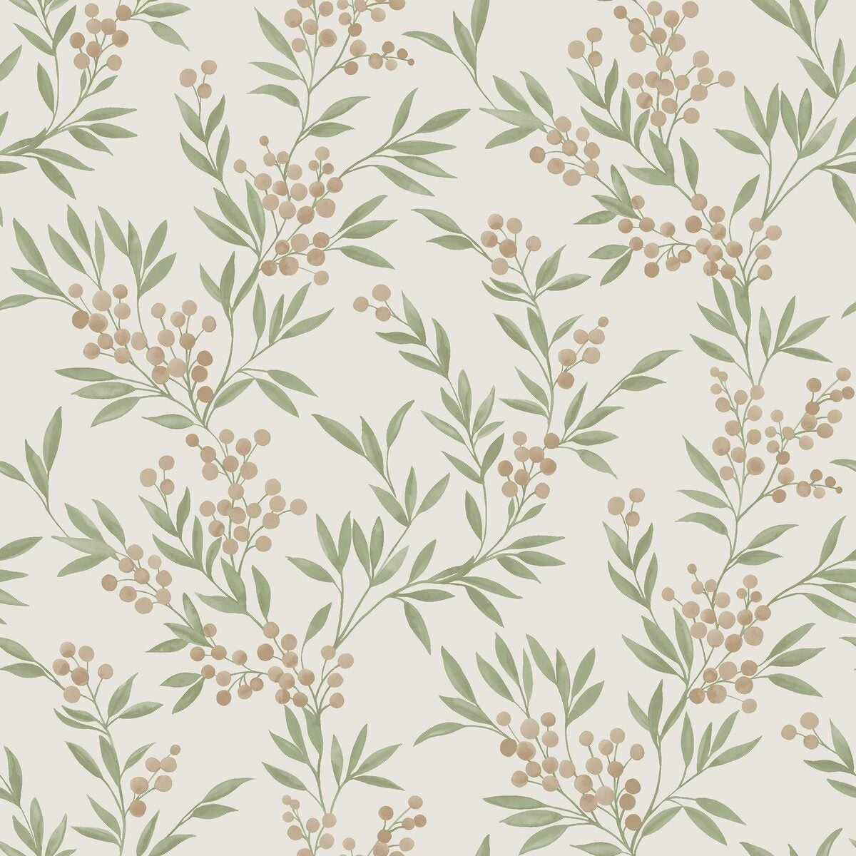 Wallpaper Forest Berries