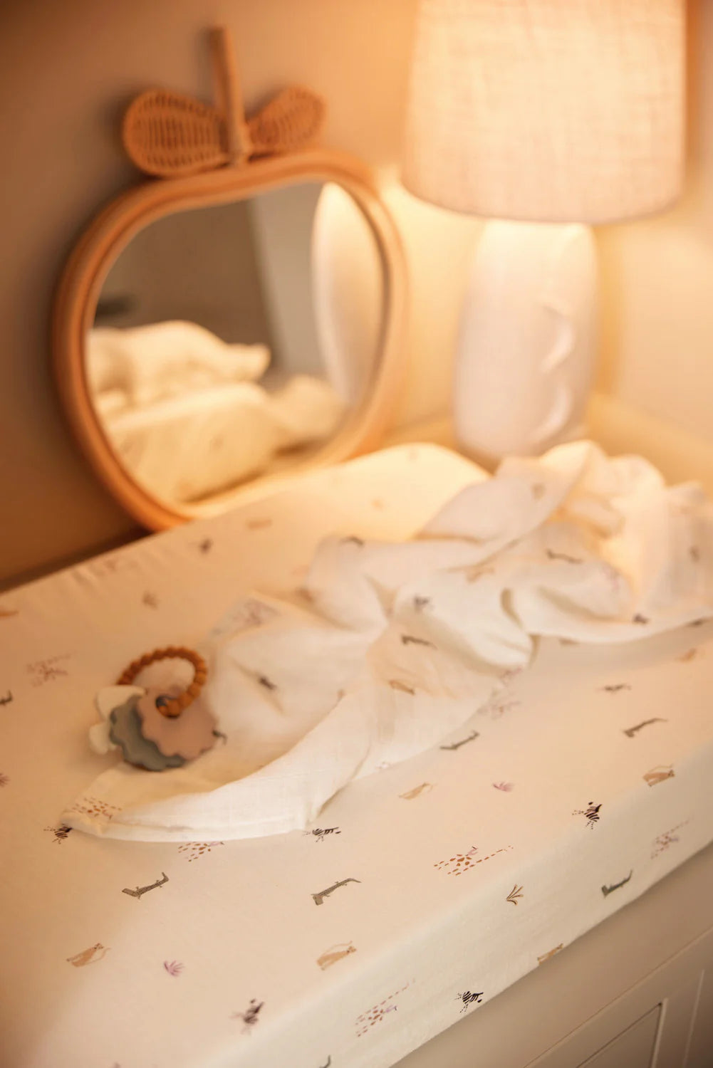 Set de 2 Mantas de muselina 115x115cm Jungle Jambo Jollein