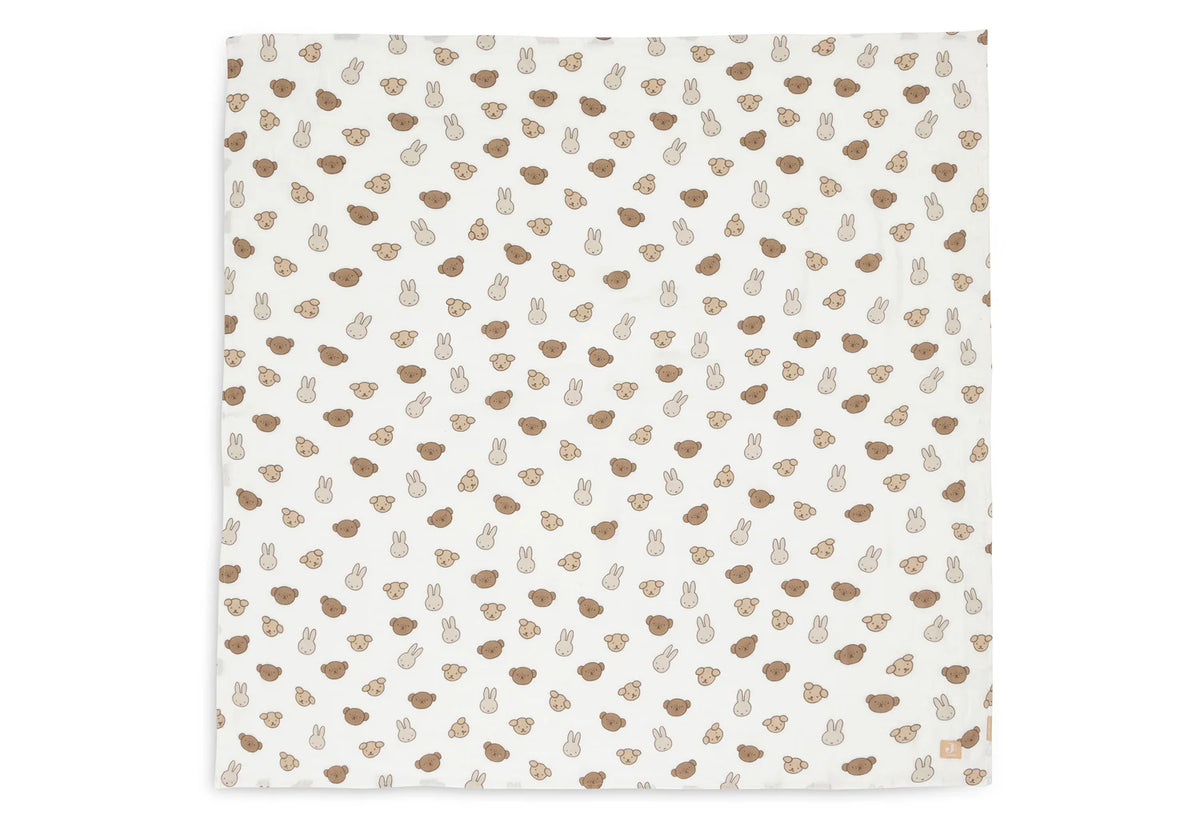 Set de 2 Mantas de muselina 115x115cm Miffy and Friends Jollein
