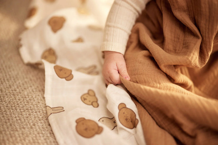 Set de 2 Mantas de muselina 115x115cm Miffy and Friends Jollein