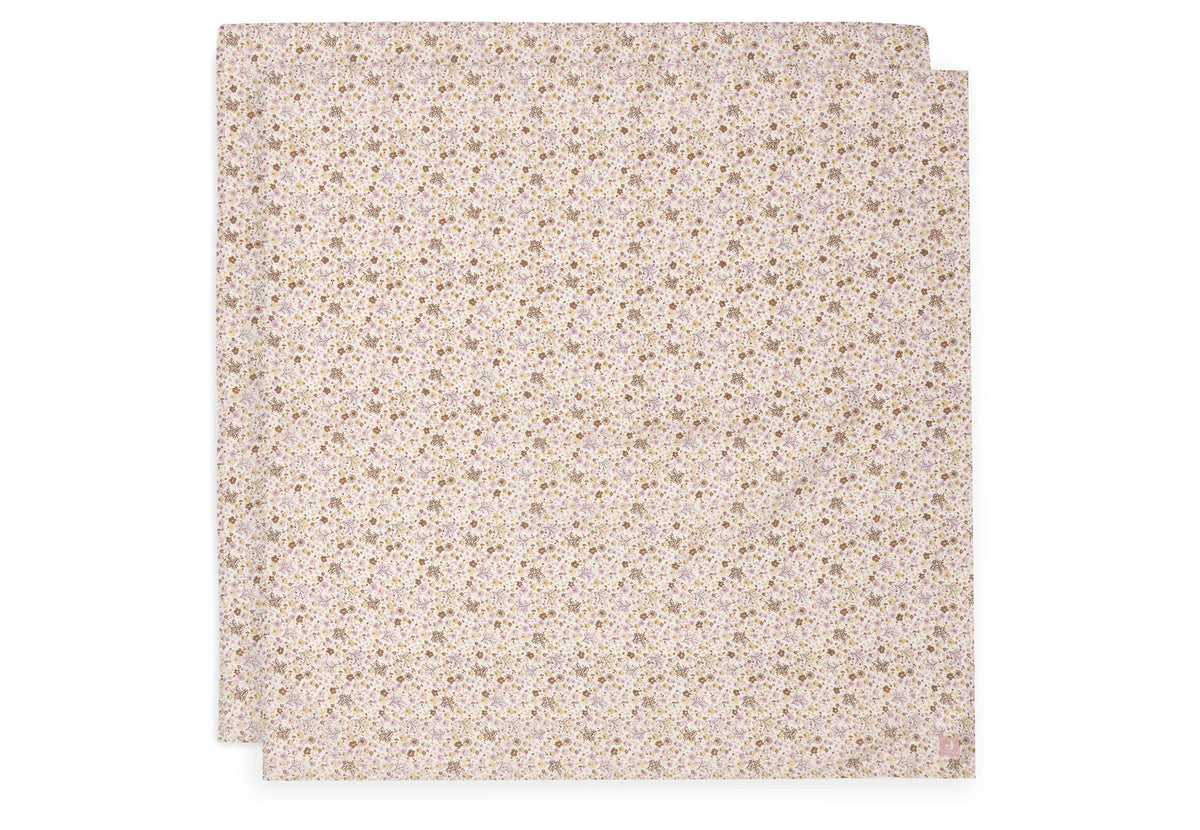 Set de 2 Mantas de muselina 115x115cm Flower Fairies Jollein