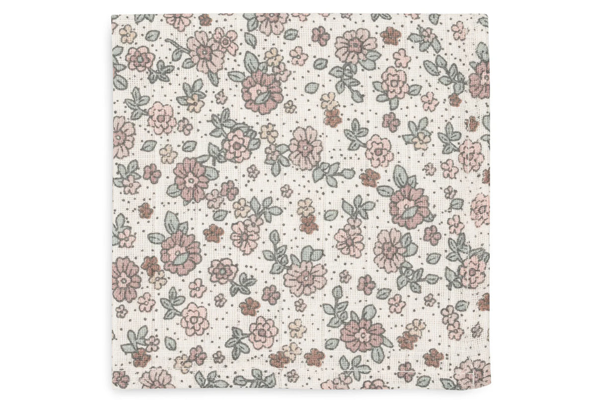 Babitas de muselina Retro Flowers - Pack x 3 Jollein