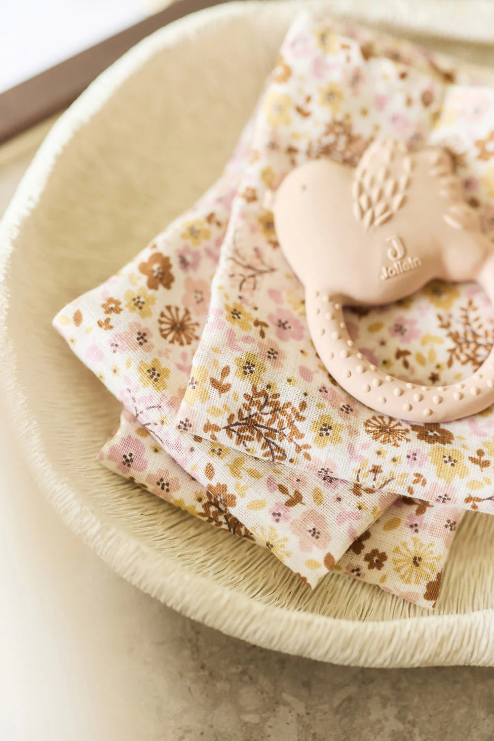 Babitas de muselina 31x31cm - Flower Fairies - Pack x 3 Jollein