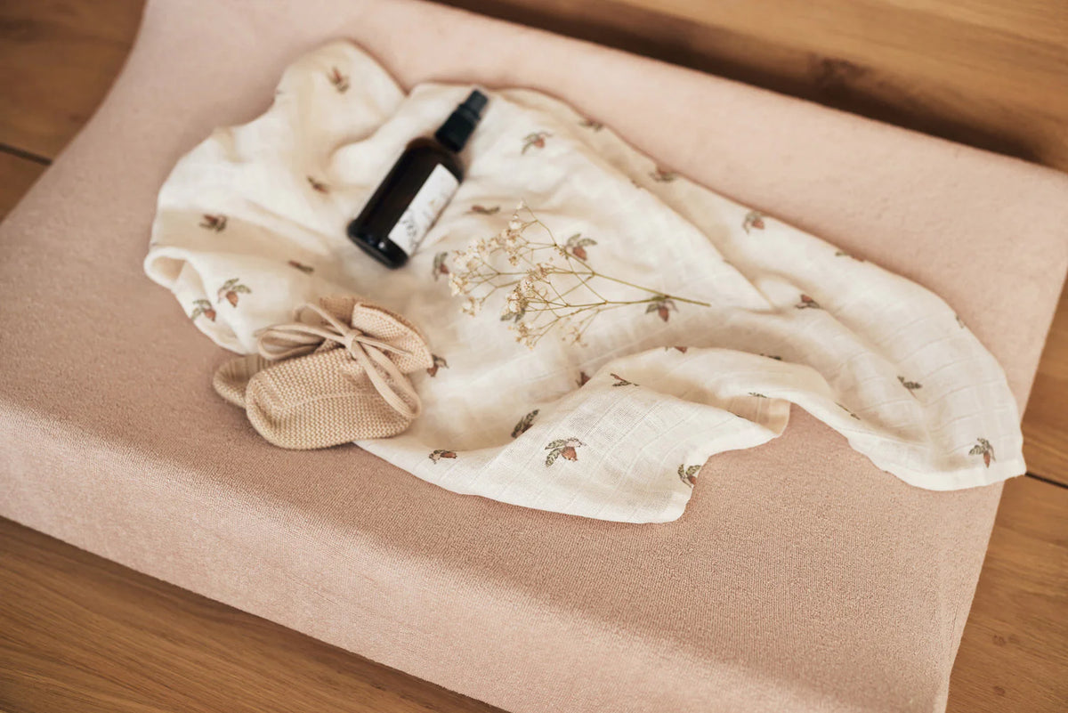 Funda de cambiador Terry  50x70cm Wild Rose Jollein