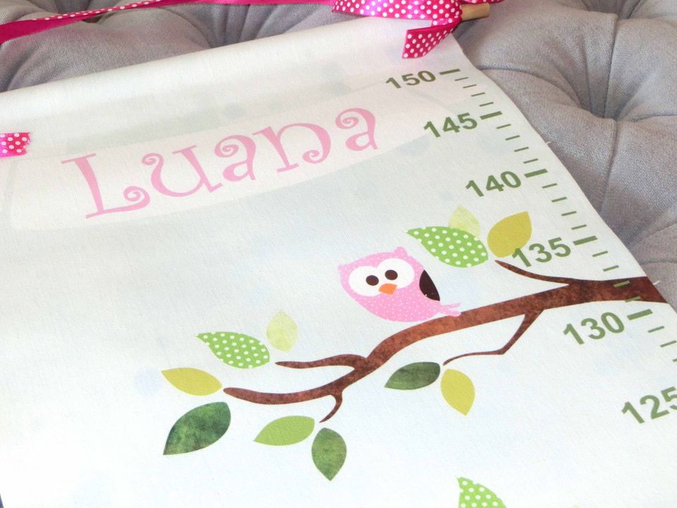 Tallímetro Personalizado, Medidor de altura Little Owls