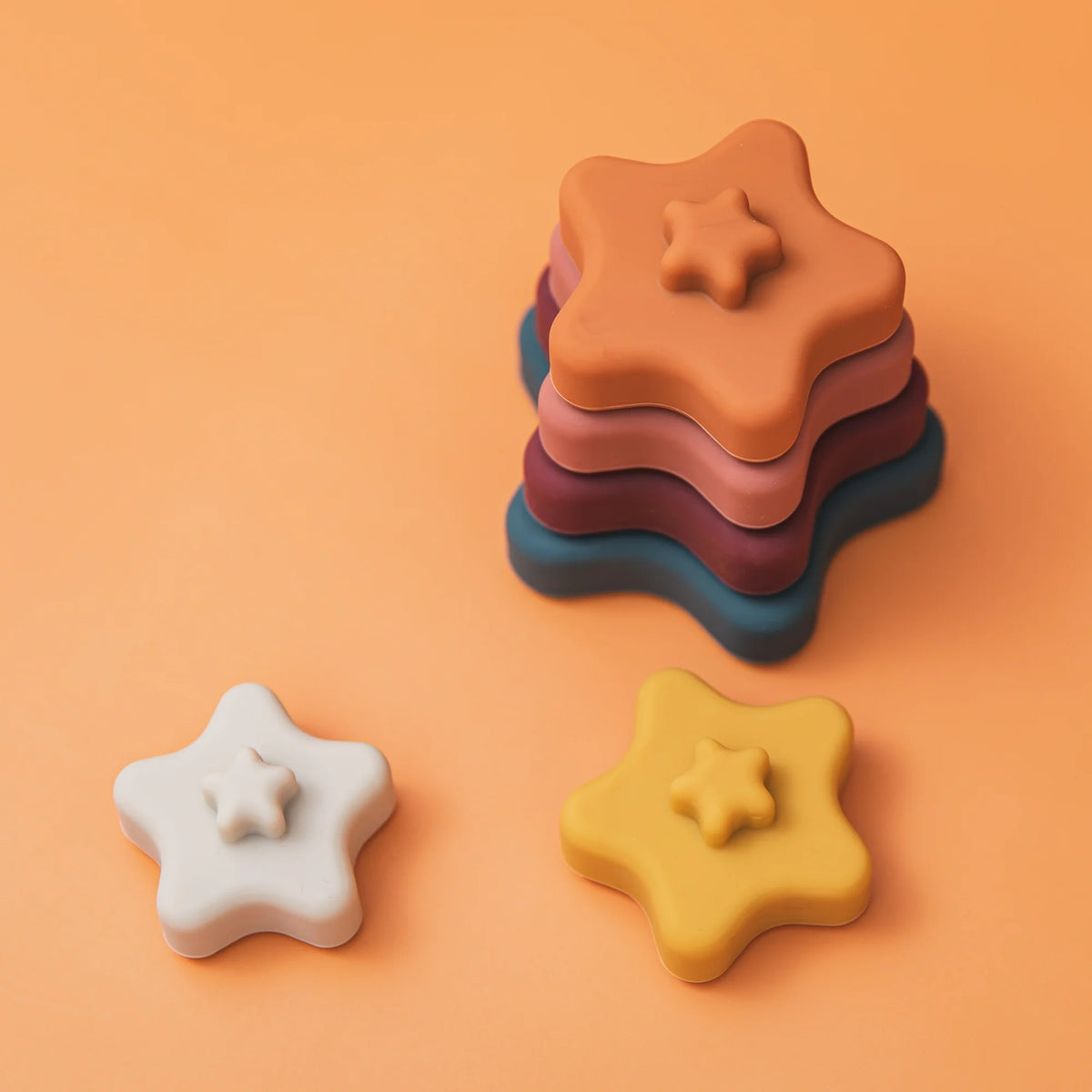 Bloques de Silicona apilables Estrella