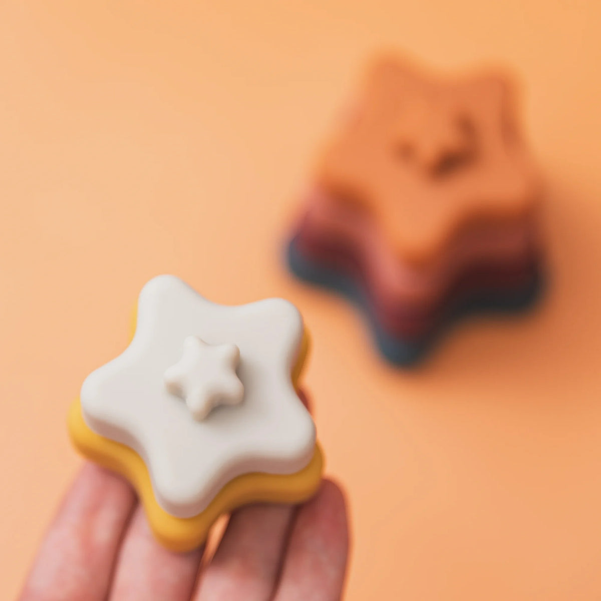 Bloques de Silicona apilables Estrella