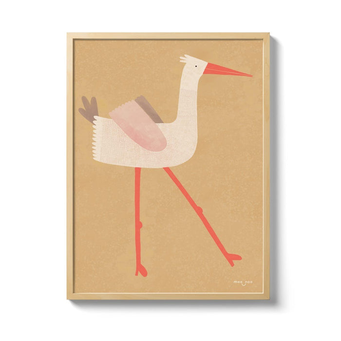 Póster Funny Little Bird 50 x 70 cm  Maa-noo