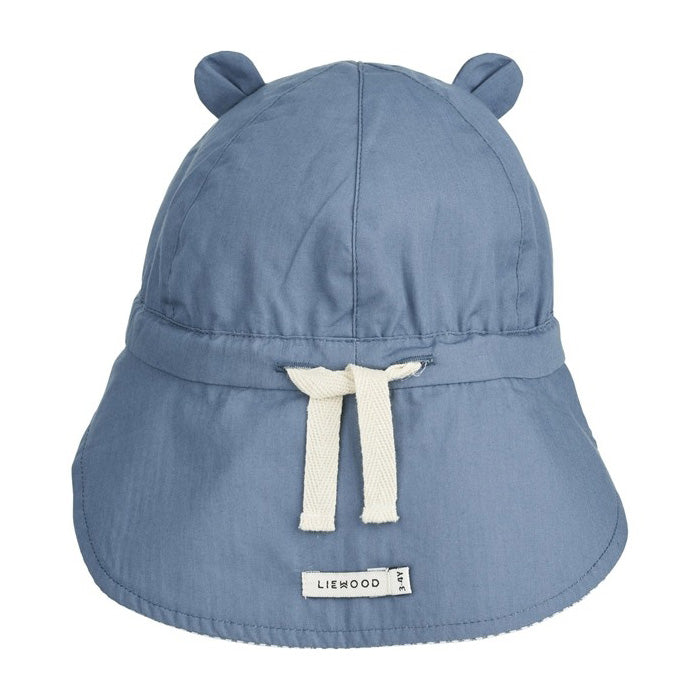Gorra Reversible GORM a rayas Blue - White -Liewood