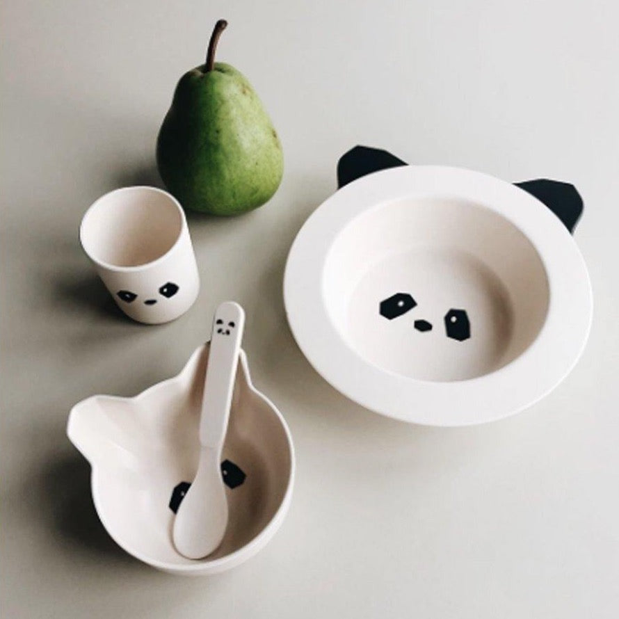 Juego de vajilla para bebe Joana - Panda Creme de Liewood