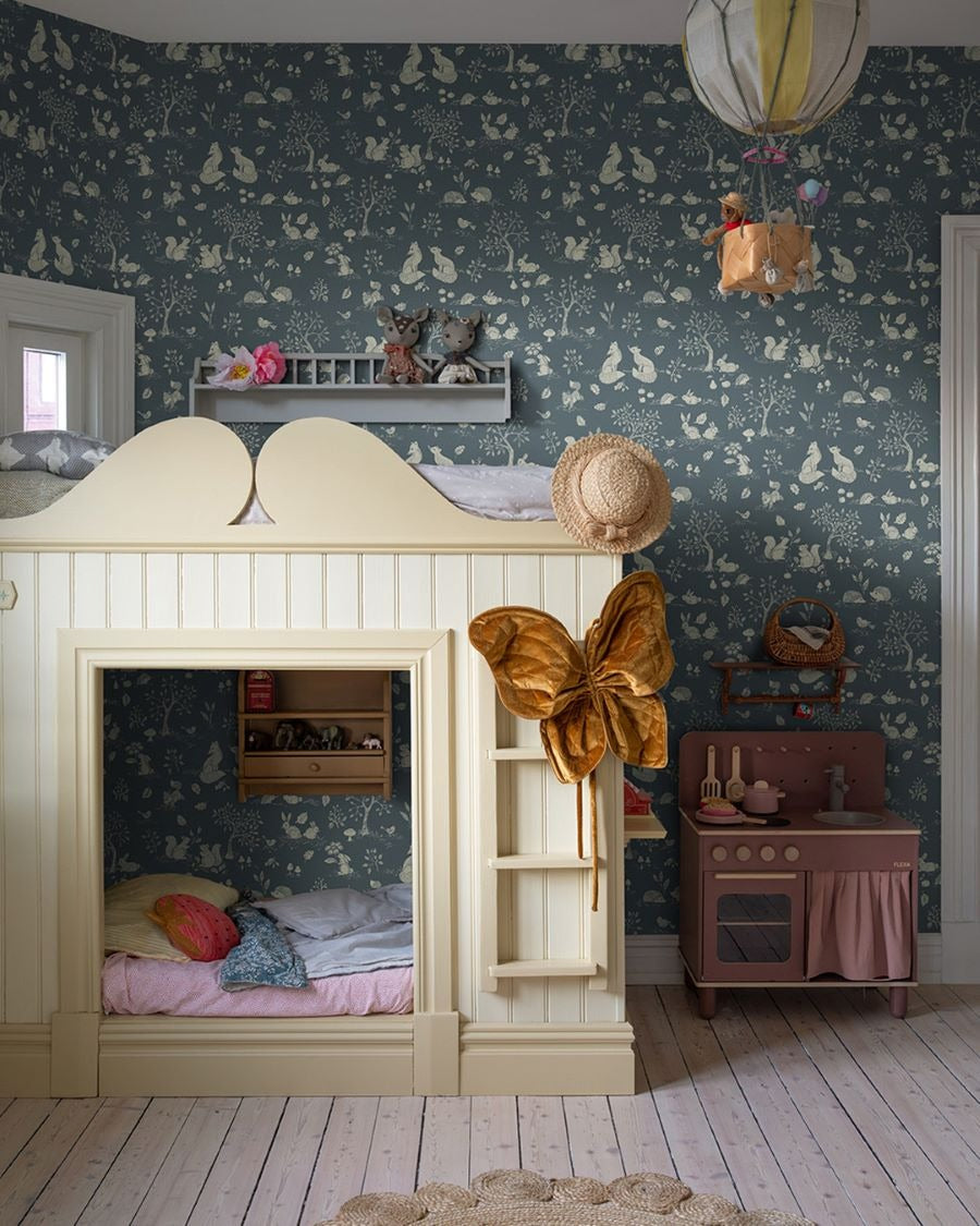 Wallpaper Ivar Azul Oscuro