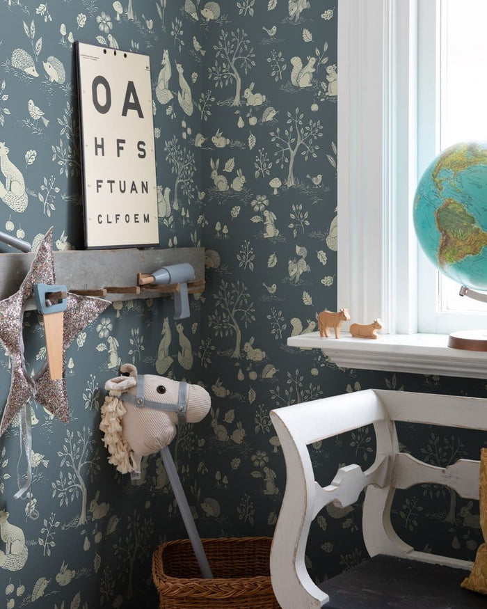 Wallpaper Ivar Azul Oscuro