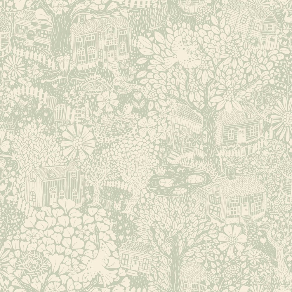 Wallpaper Infantil Bygga Bo Verde