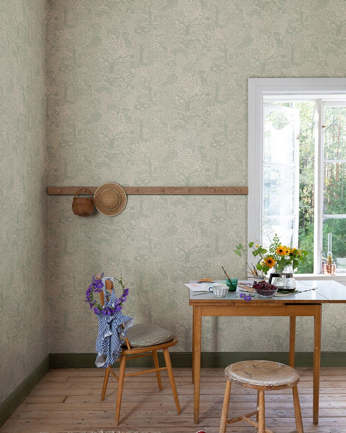 Wallpaper Infantil Bygga Bo Verde