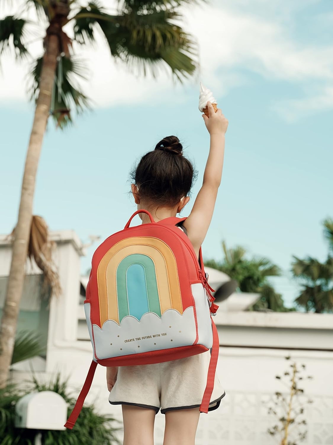 Mochila para niños Zoy Series B19 Rainbow Zoyzoii