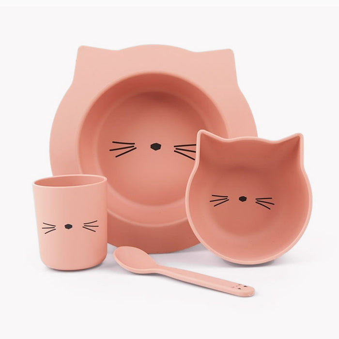 Juego de vajilla para bebe Joana - Cat Rose Blush de Liewood