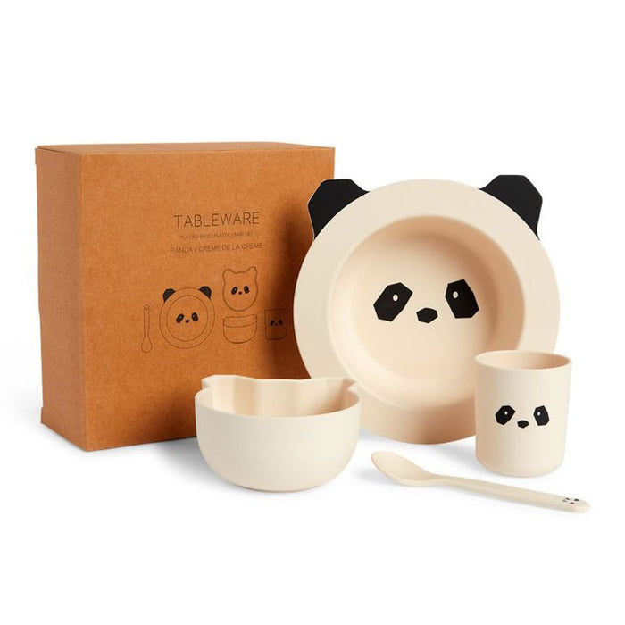 Juego de vajilla para bebe Joana - Panda Creme de Liewood