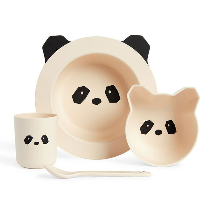 Juego de vajilla para bebe Joana - Panda Creme de Liewood