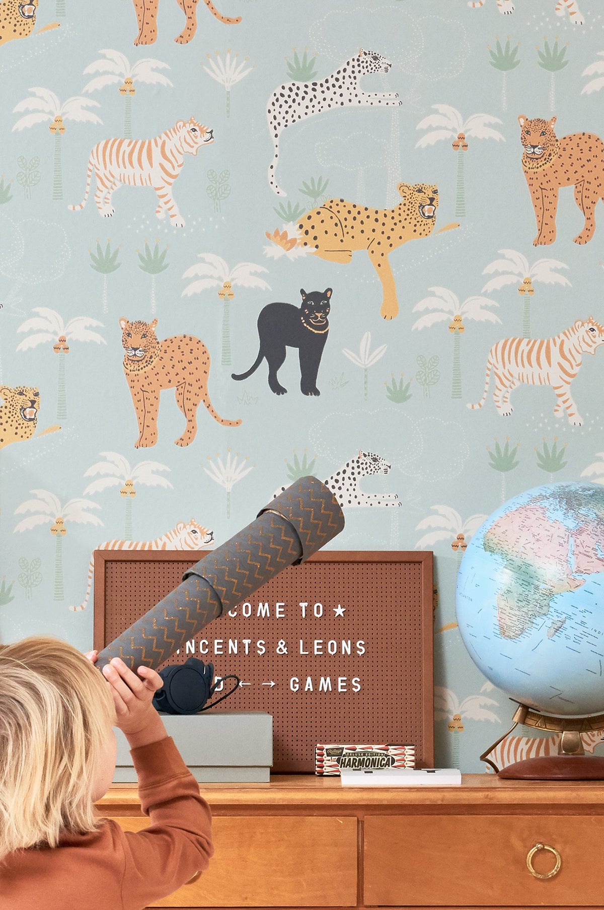 Wallpaper Black Panther Azul suave