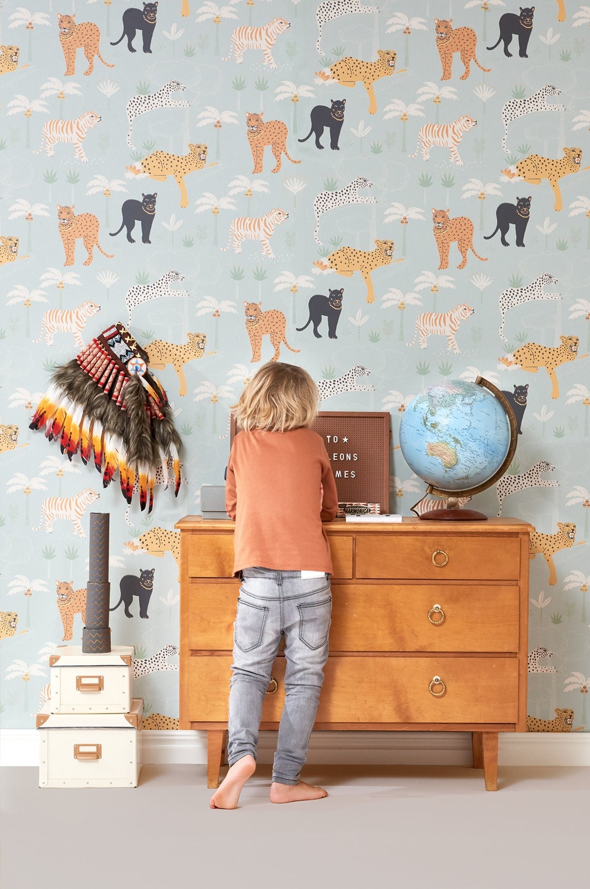 Wallpaper Black Panther Azul suave