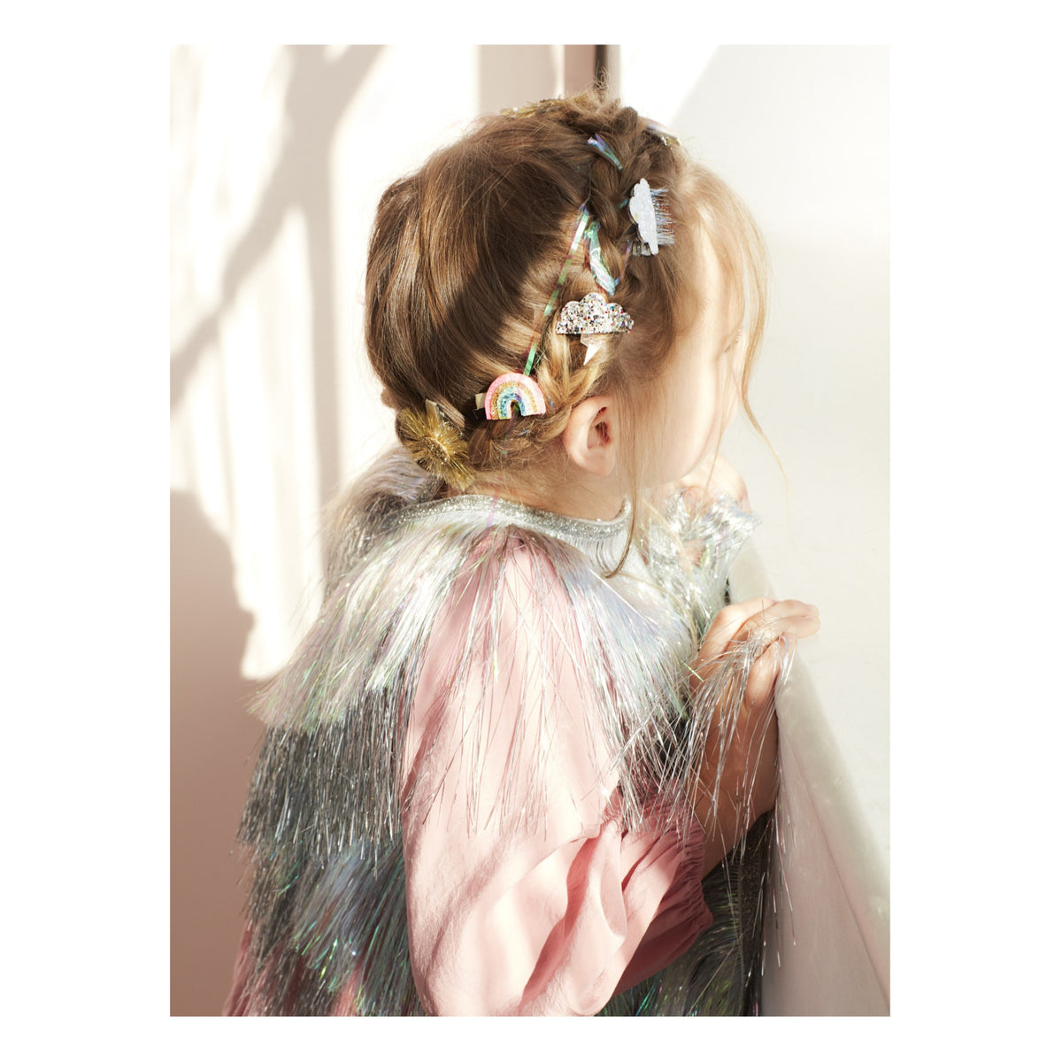 Pinzas glitter Rainbow - Set por 2 Meri Meri