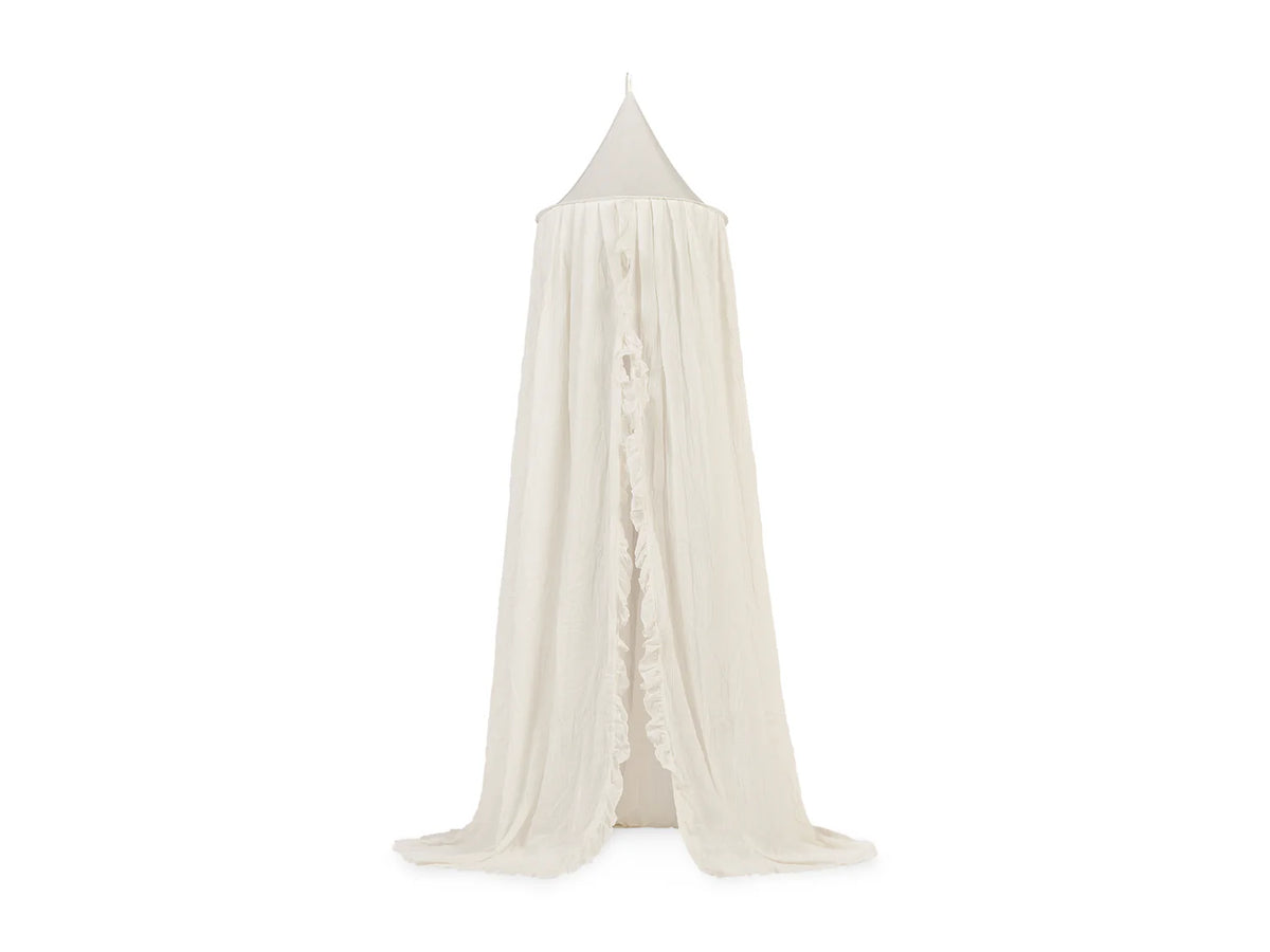Dosel Vintage 245cm Ruffle Ivory Jollein