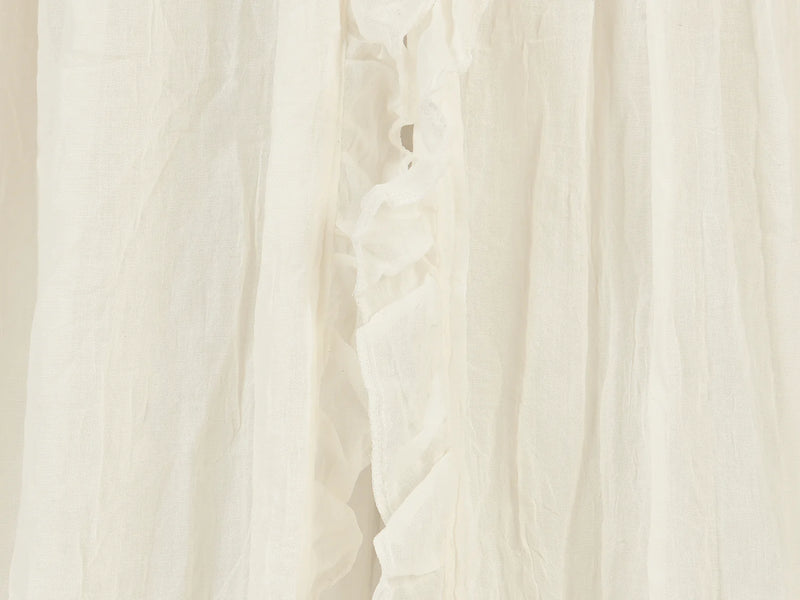 Dosel Vintage 245cm Ruffle Ivory Jollein