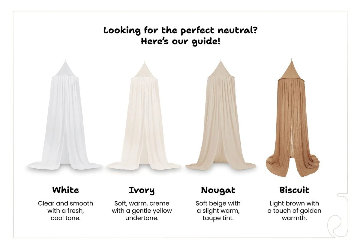 Dosel Vintage 245cm Ruffle Ivory Jollein