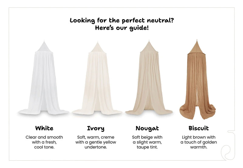 Dosel Vintage 245cm Ruffle Ivory Jollein