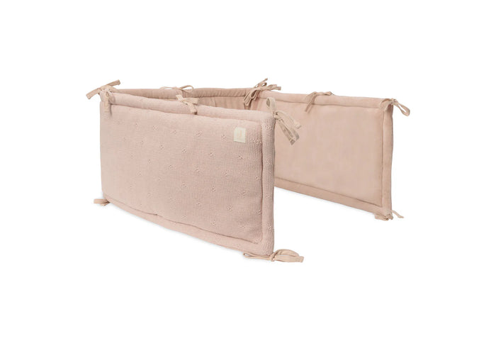 Protector de cuna 180x30cm Cosy Knit  Wild Rose Jollein