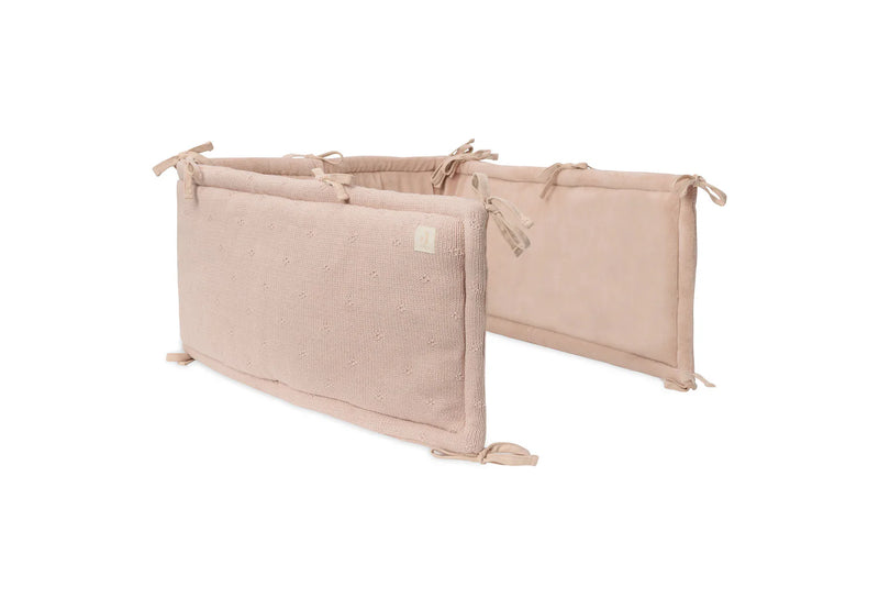 Protector de cuna 180x30cm Cosy Knit  Wild Rose Jollein