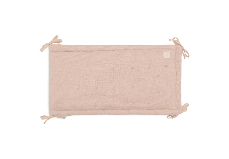 Protector de cuna 180x30cm Cosy Knit  Wild Rose Jollein