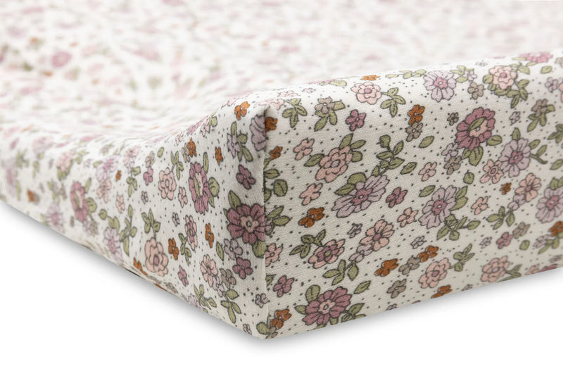 Funda de cambiador Jersey 50x70cm Retro Flowers Jollein