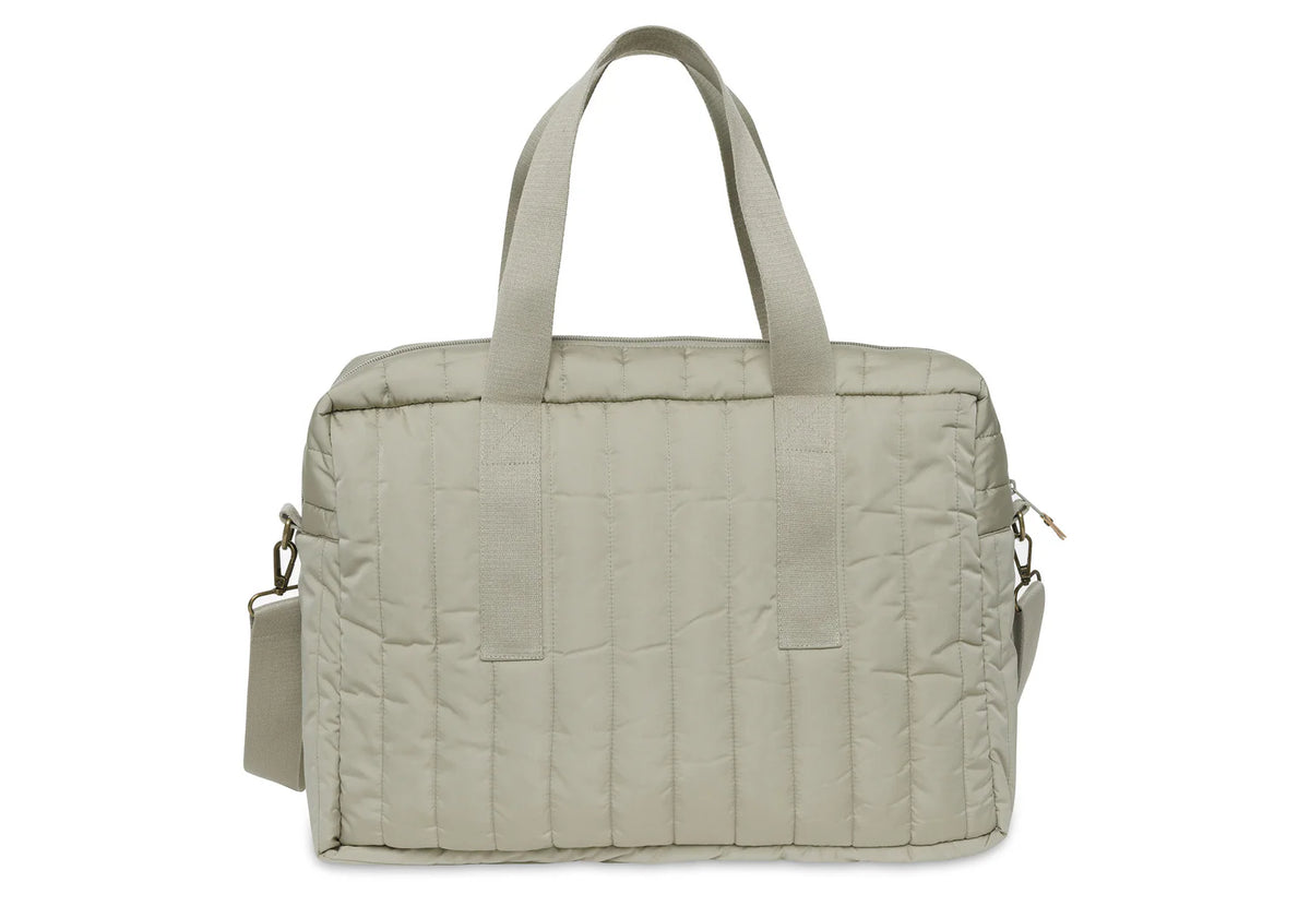 Bolso de pañales Puffed Moos Olive Green Jollein