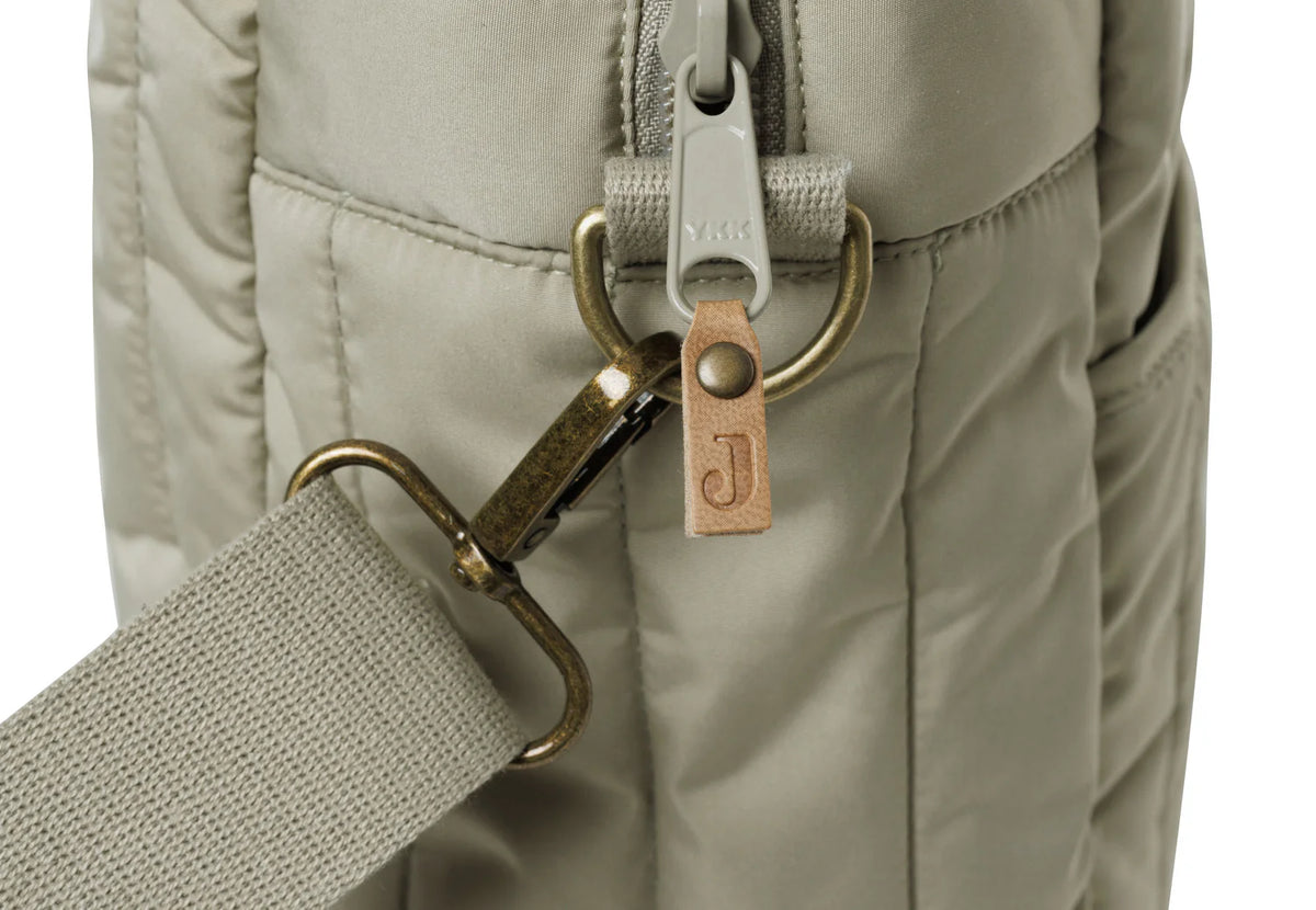 Bolso de pañales Puffed Moos Olive Green Jollein