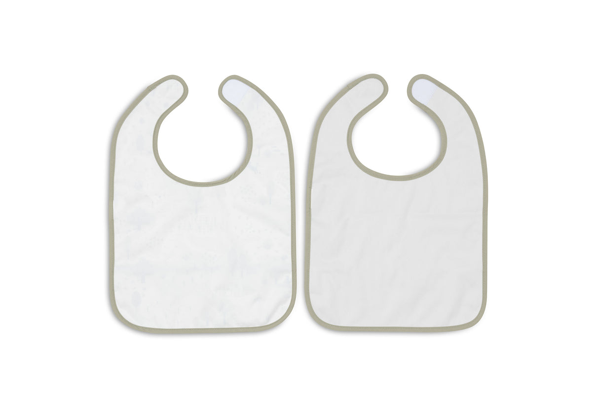 Babero impermeable Tiny Park Pack x 2 Jollein